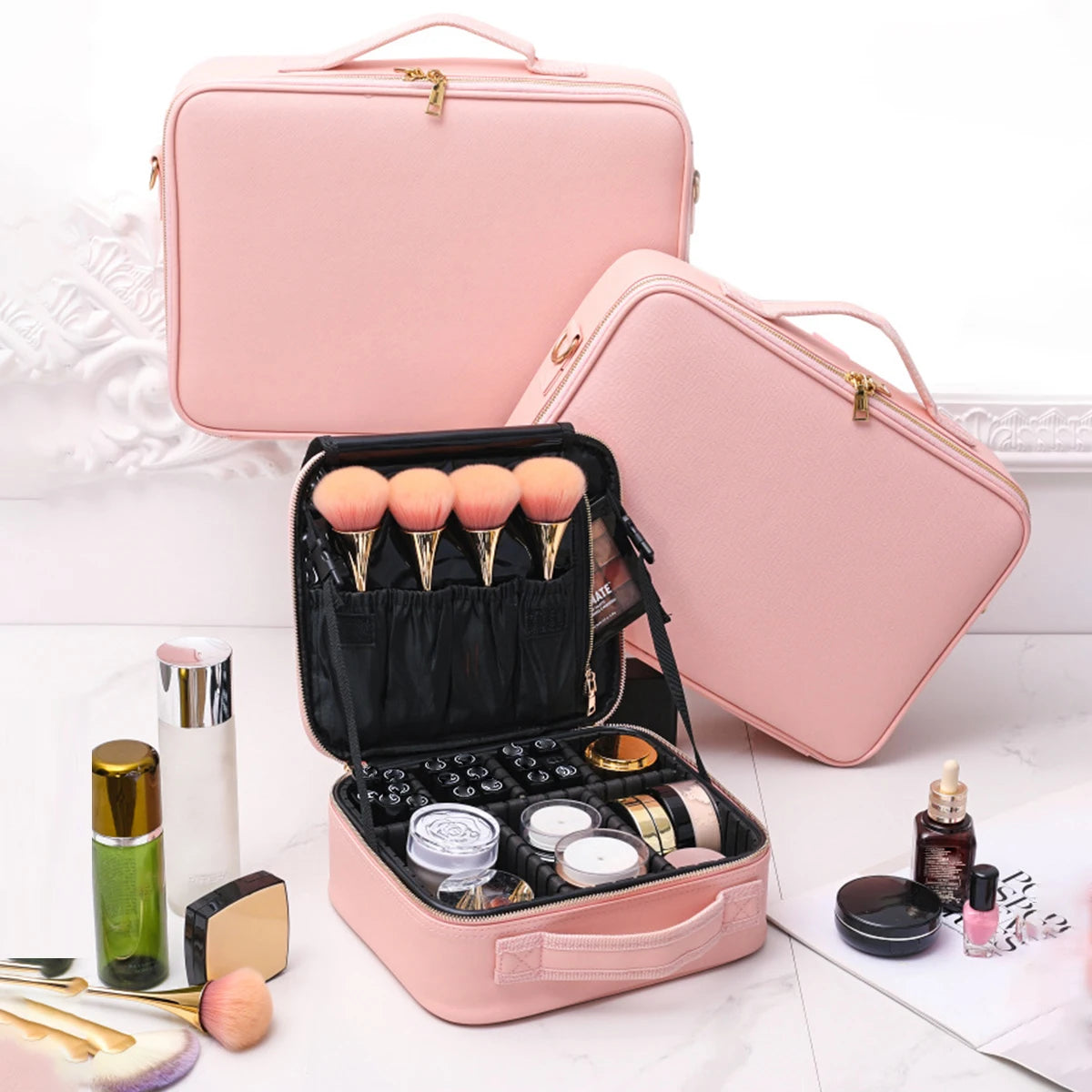 TravelPro Waterproof Makeup Organizer Case ATHLEXES