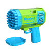 Kids' 40-Hole Rocket Bubble Gun with LED Light ATHLEXES