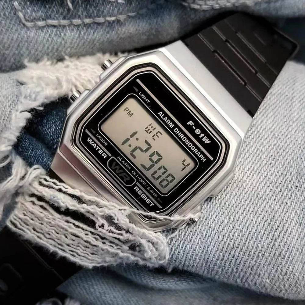Vintage Square LED Sports Couple Watches ATHLEXES