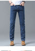 Light Blue Slim Fit Stretch Jeans for Men ATHLEXES