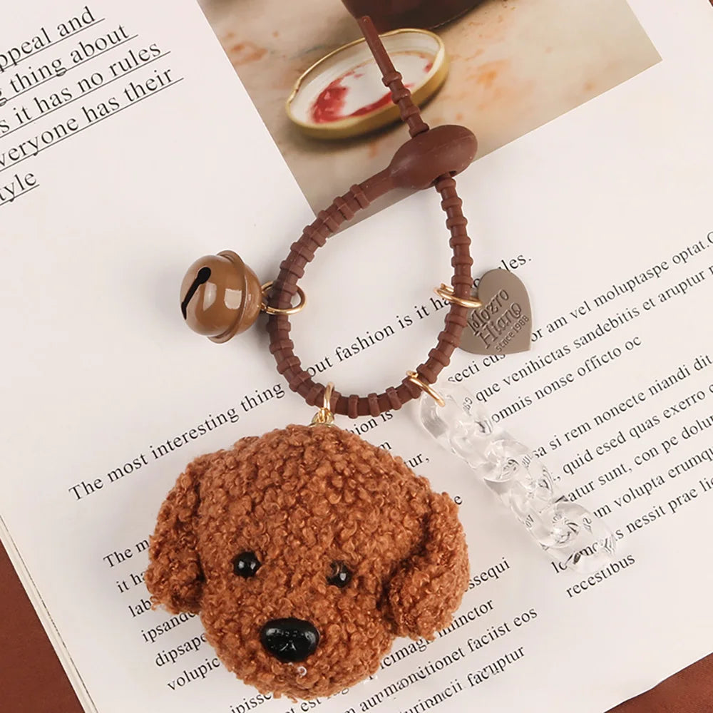 Plush Poodle Keychain Charm for Stylish Accessories ATHLEXES