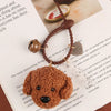 Plush Poodle Keychain Charm for Stylish Accessories ATHLEXES