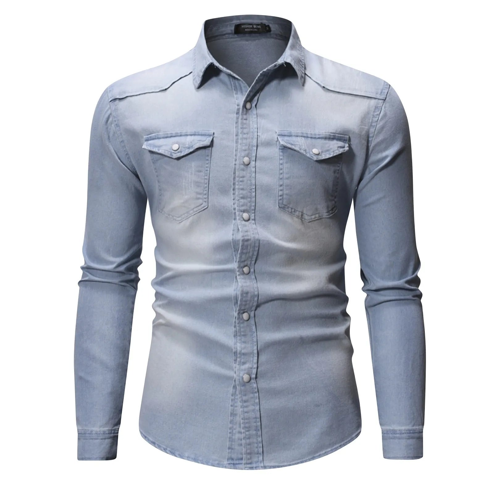 AutumnBlend Casual Denim Lapel Shirt ATHLEXES