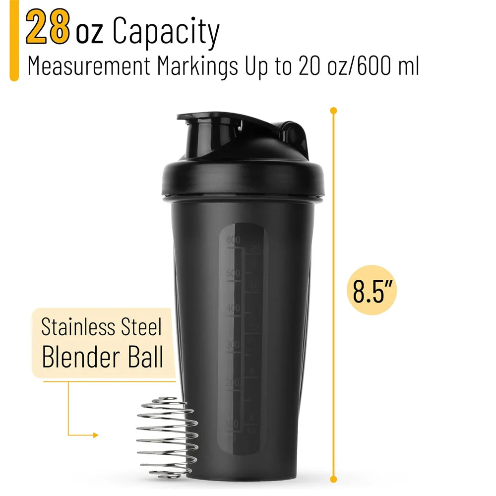 ProBlend 600ml Protein Shaker with Whisk Ball ATHLEXES