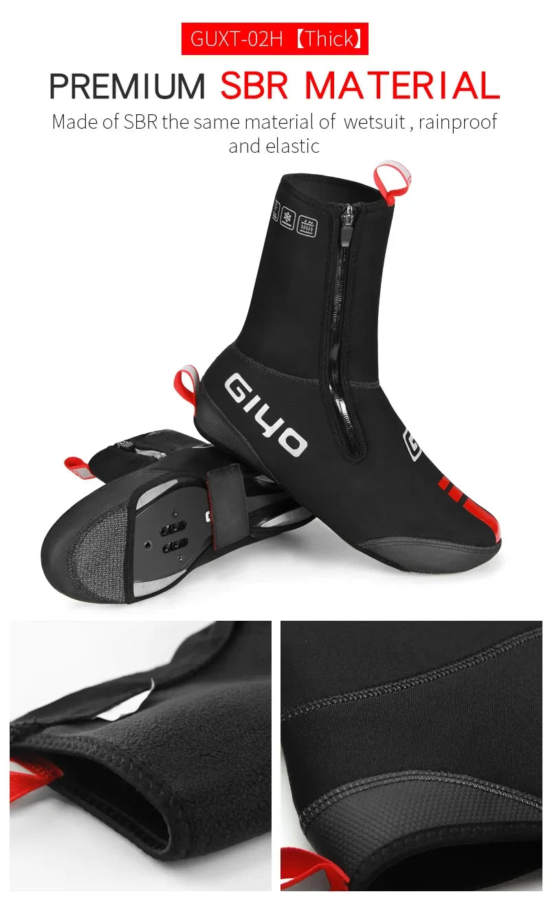 GIYO Waterproof Winter Cycling Shoe Covers for MTB and Road Bikes ATHLEXES