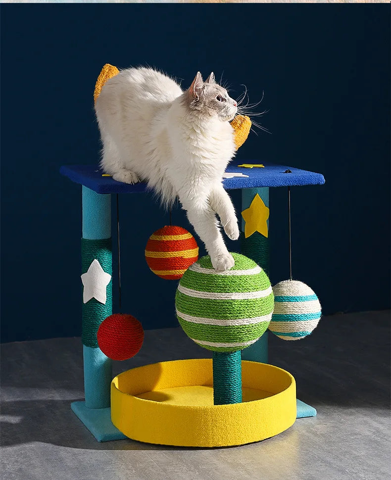 Creative Planet Cat Climb: Luxury Small Cat Tree Playground ATHLEXES