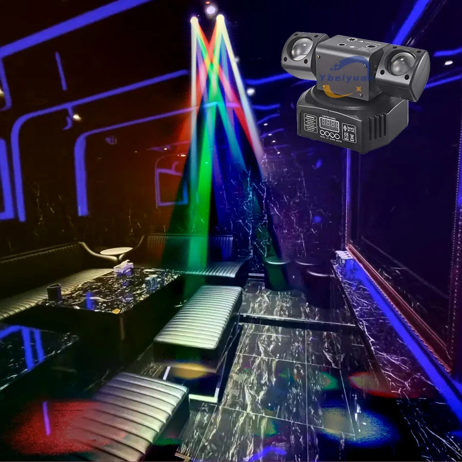 Ybeiyuan LED 3-in-1 DMX Disco Strobe Light ATHLEXES
