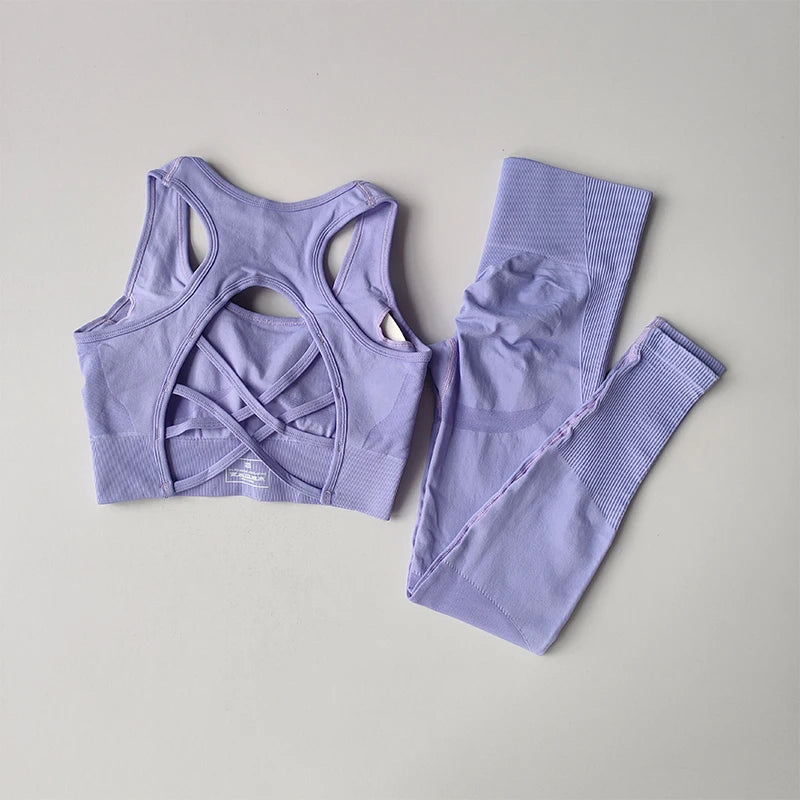 ElevateFit Women's Yoga Bra and Leggings Set ATHLEXES