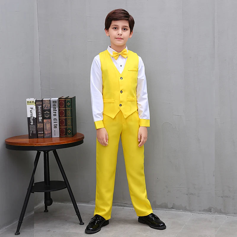 Chic Boys Formal Vest Suit Set for Special Occasions ATHLEXES