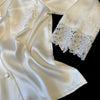 SilkDream Lace Satin Women's Pajama Set ATHLEXES