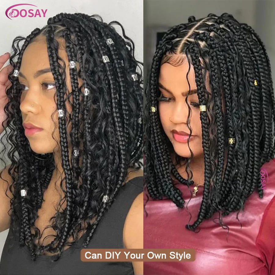 Bohemian Goddess Curly Bob Lace Front Wig ATHLEXES