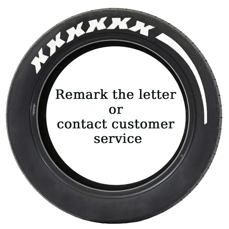 Custom 3D Tire Lettering Stickers for Your Car ATHLEXES