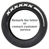 Custom 3D Tire Lettering Stickers for Your Car ATHLEXES