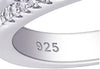 Newshe 925 Silver Luxury Bridal Ring Set for Women ATHLEXES