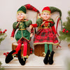 Elf Couple Plush Dolls: Festive Tree Ornaments ATHLEXES