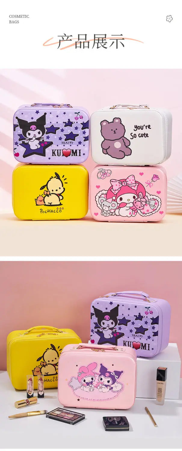 CinnaMy Melody Kuromi Premium Cosmetic Case ATHLEXES
