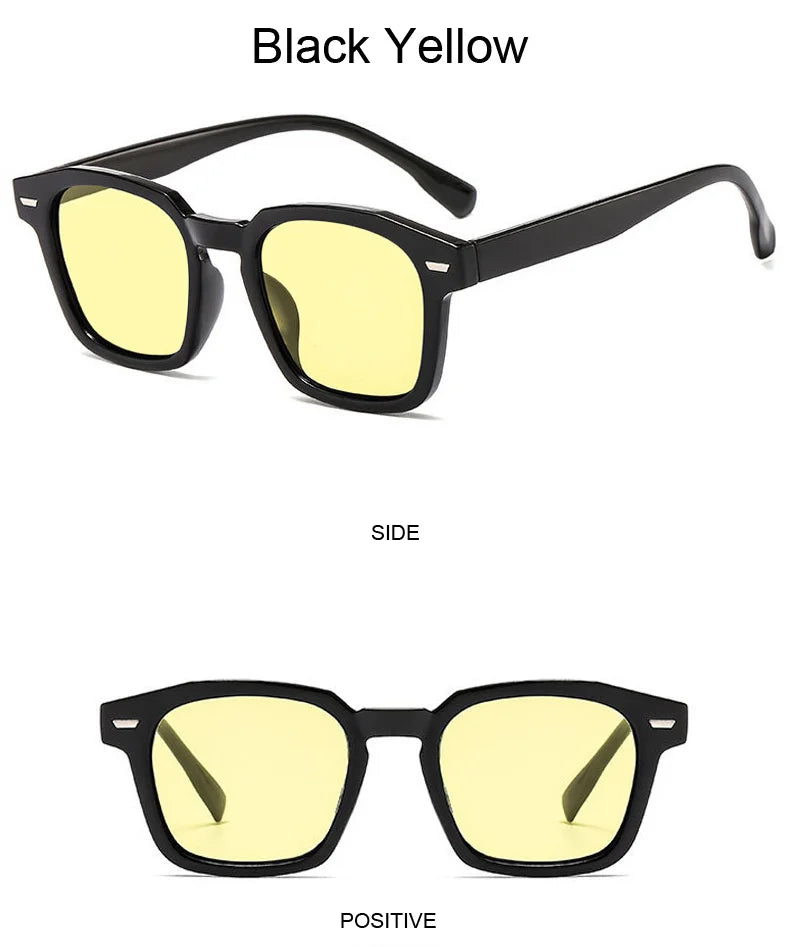 Retro Glam Square Sunglasses for Women ATHLEXES