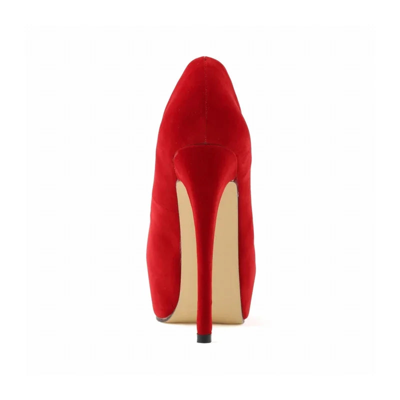 Stiletto Glam: 14cm Women’s Platform Pumps for Party & Wedding ATHLEXES