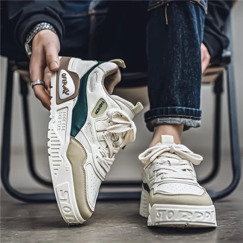 Luxury Casual Lace-Up Walking Sneakers for Men ATHLEXES