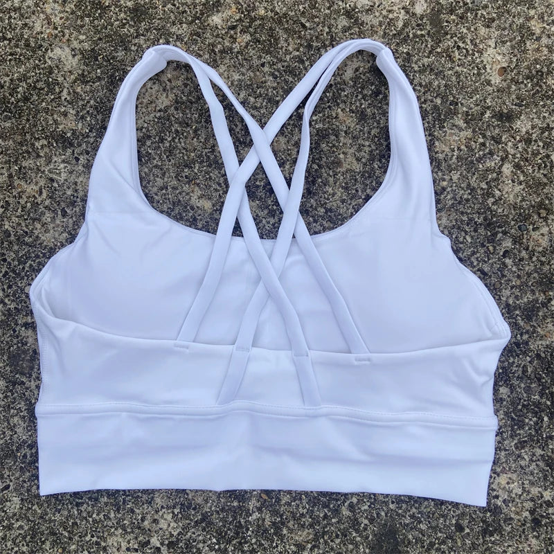 EliteFlex Women's Cross Back Sports Bra ATHLEXES