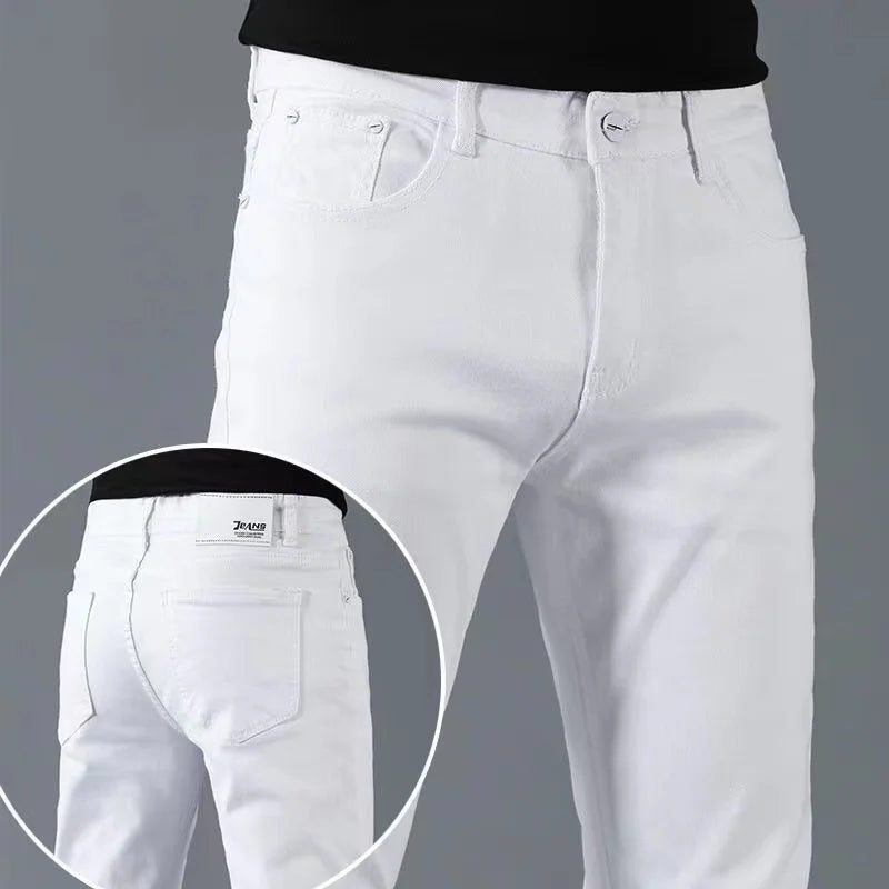 High Quality Slim Fit Denim Pencil Pants for Men ATHLEXES