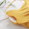 Elegant Cross Strap Yoga Bra for Active Women ATHLEXES