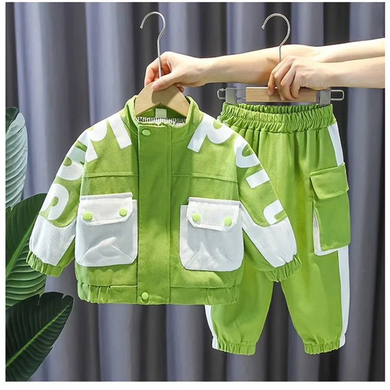 Trendy Denim Set for Boys: Spring & Autumn Style ATHLEXES