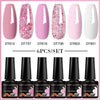 NailArt Pro 6pc UV Gel Polish Kit for Manicure ATHLEXES