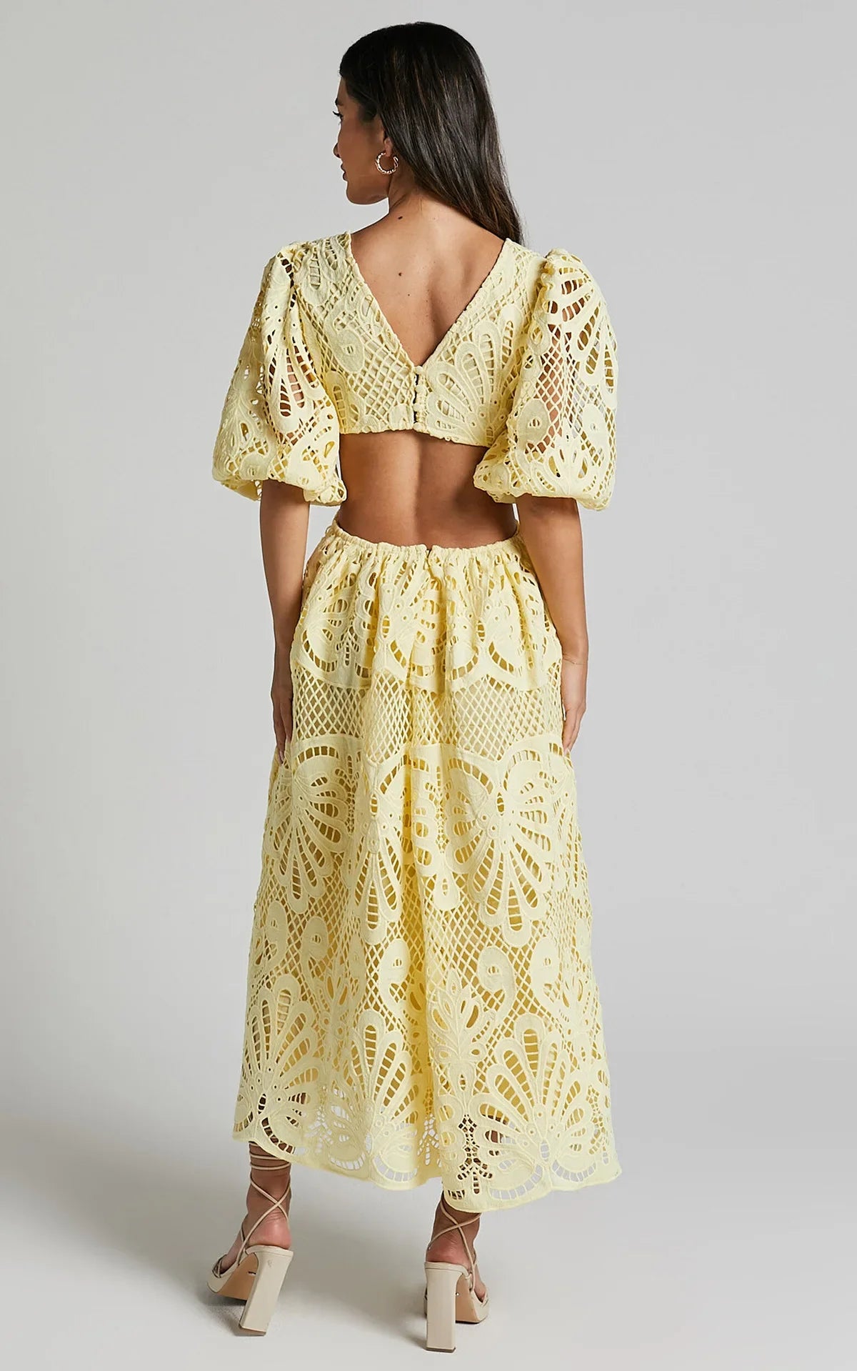 Elegant Lace Embroidered Summer Dress ATHLEXES