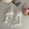 Floral Lace Back Camisole for Summer Elegance ATHLEXES