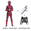 Epic Kids Deadpool Superhero Cosplay Jumpsuit ATHLEXES
