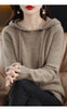LuxCashmere Hooded Pullover for Women ATHLEXES