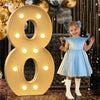 Radiant 4FT DIY Light Up Numbers for Celebrations ATHLEXES
