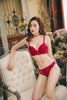 Women Lace Bras Set Low Waist Panties Underwire Top Big Size Bra ATHLEXES