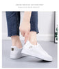 Elegant Lace-Up Women’s Embroidered White Sneakers ATHLEXES