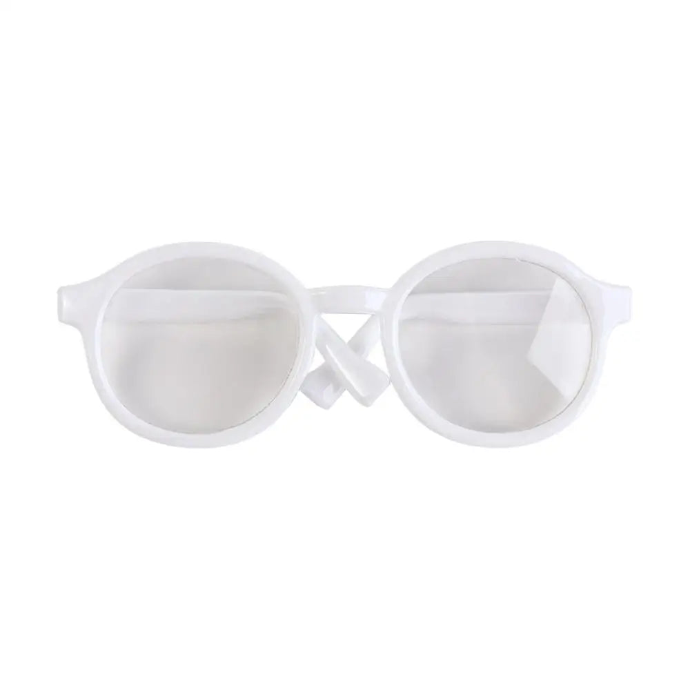 CandyColor Mini Doll Glasses - Transparent Chic Accessory ATHLEXES
