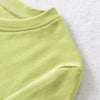 Harajuku Ruched Side Cotton Crew Neck Tee ATHLEXES