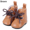 Mini Doll Boot Shoes for 20cm Plush Dolls - Stylish 5-5.5cm Accessories ATHLEXES