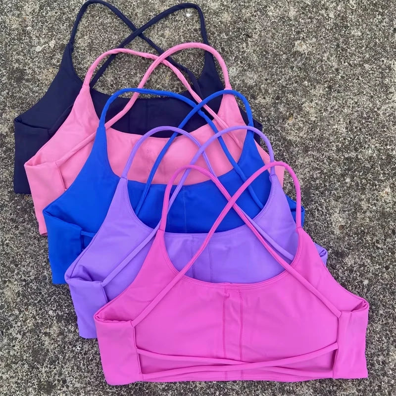 FitGlam Cross Back Sports Bra ATHLEXES