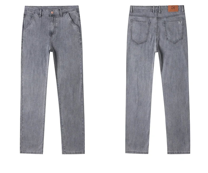 BreezeFit Menâ??s Lightweight Denim Straight Pants ATHLEXES