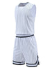 Custom Stripe Basketball Jersey Set for All Ages ATHLEXES