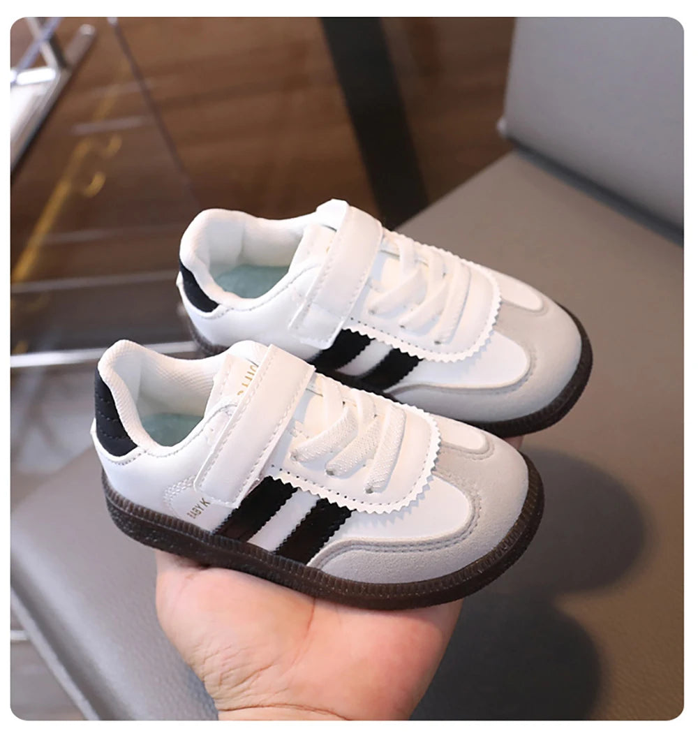 ErgoSoft Kids Spring Sport Sneakers in PU Leather ATHLEXES