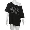 SummerStyle Chic Skew Collar T-Shirt for Women ATHLEXES