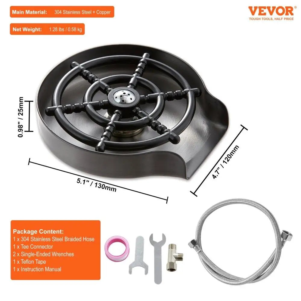 360 Degree Cup Rinsing Station with 10 Jets ATHLEXES