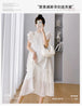 Elegant Ruffle Maternity Dress for Summer ATHLEXES