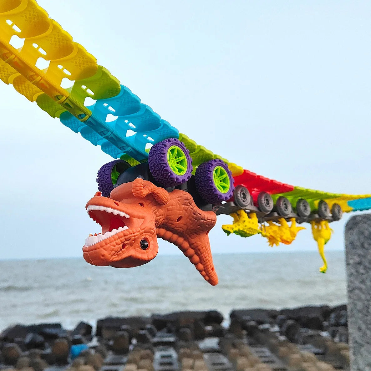 DinoTrack Flexi Race Set for Boys' Adventure ATHLEXES