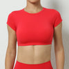 BreezeFit Backless Yoga Crop Top for Women ATHLEXES
