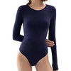 AllureFit Long Sleeve Bodycon Briefs Cut Bodysuit Tops ATHLEXES