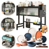 Versatile 3-Tier Over Sink Dish Rack ATHLEXES