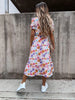Elegant Floral V Neck Maxi Dress for Women ATHLEXES